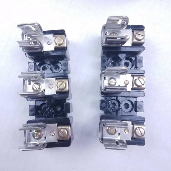 AB Allen Bradley 1491-N126 Series A 30A 600V 3 Pole Fuse Block - Picture 3 of 6